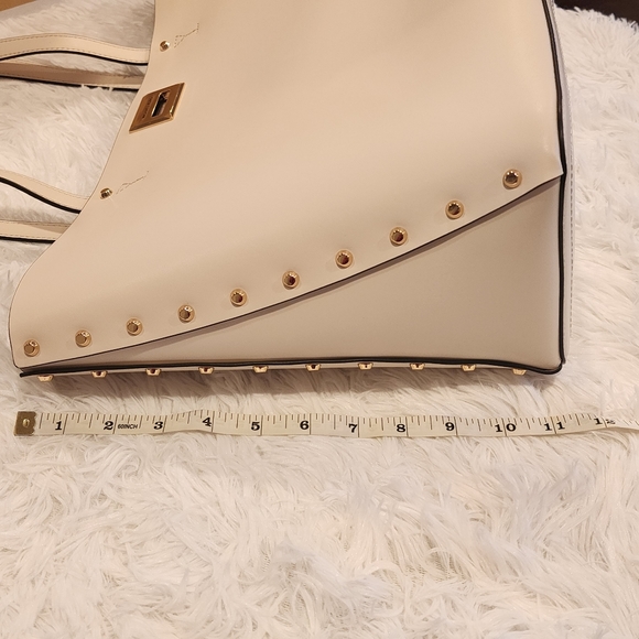 Michael Kors Women's Manhattan Smooth Leather Shoulder Tote Bag/Lt Cream/NWT/ - Picture 13 of 17